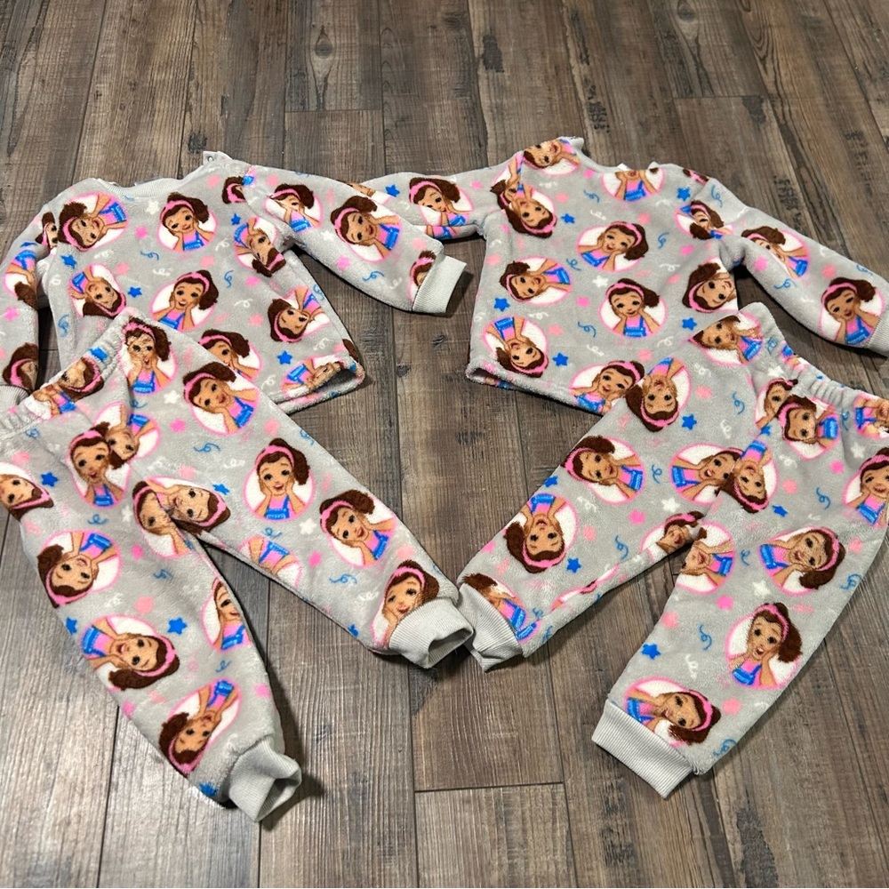 TWIN GIRLS Ms Rachel Long Sleeve Sweatpant Outfit Toddler Unisex 24 Months